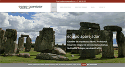 Desktop Screenshot of equipoaparejador.com